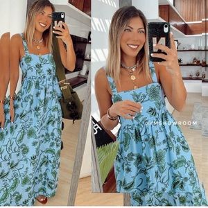 Zara Floral midi dress